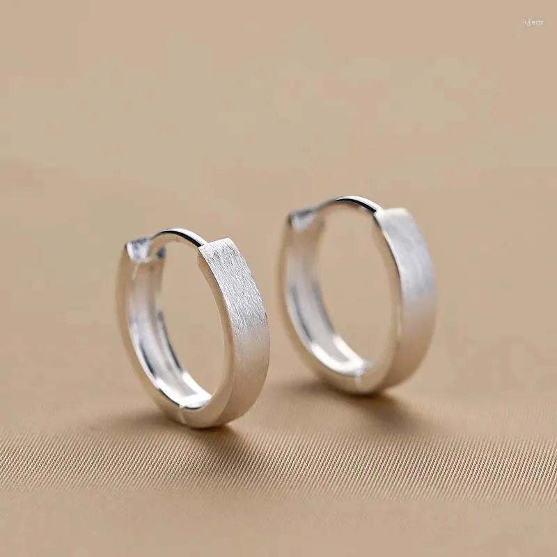 Hoop oorbellen 925 Zilveren naaldcirkel Piercing oorbel voor vrouwen meisjes feestje bruiloft sieraden eh1144