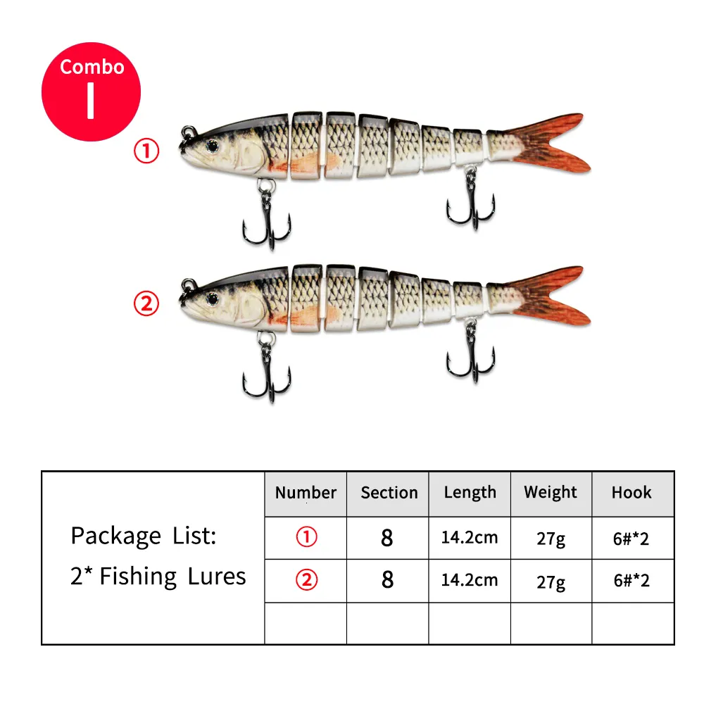 ODS Sinking Swimbait Closeout Fishing Tackle Wholesale Set 142cm