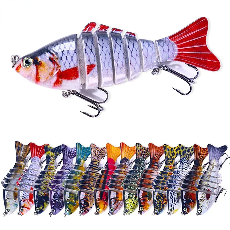 Multi Jointed Swimbait Crankbait Lures 10cm/15g, 7 Segment, Ideal For Pike,  Wobblers, Crankbait, Musky, Sinking, And Isca Artificia From Piao09, $8.48
