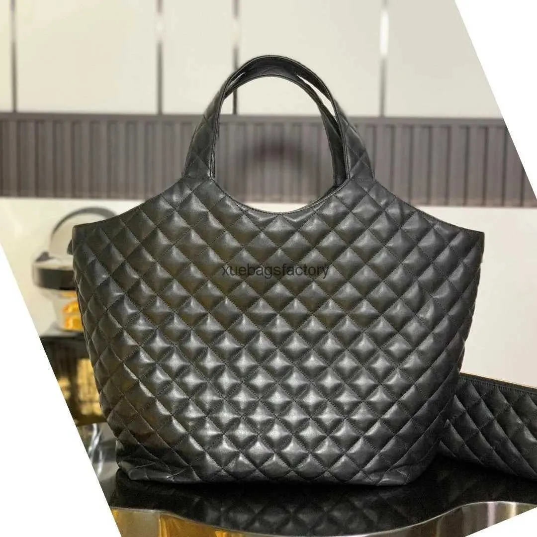 Women s Luxury Designer Leather Diamond Lattice Tote Bag High Quality Underarm Bags with Purse