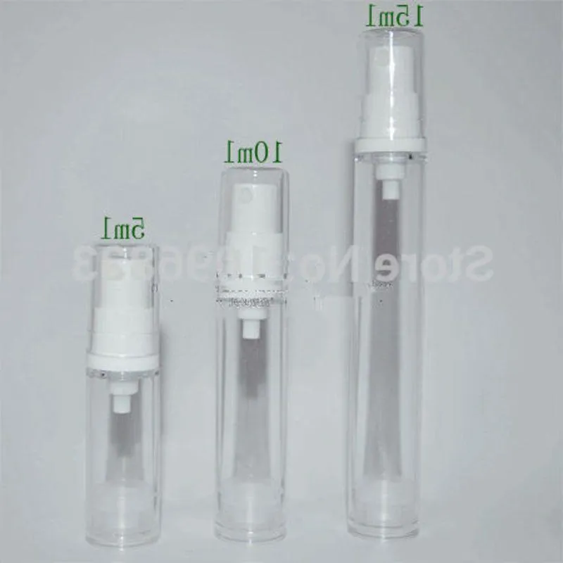 50 stcs/lot 10 ml Airless Spray Bottle Cosmetic Parfum of Medical Liquid Packaging 10cc Vaccum Lege Packing Flessen Idsnu