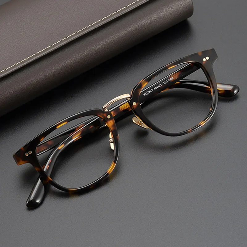 High-quality Japan unisex lightweight glasses frame plank titanium Judy Plus retro-vintage smallrim 48-20-150 for prescripiton eyeglasses eyewear fullset case