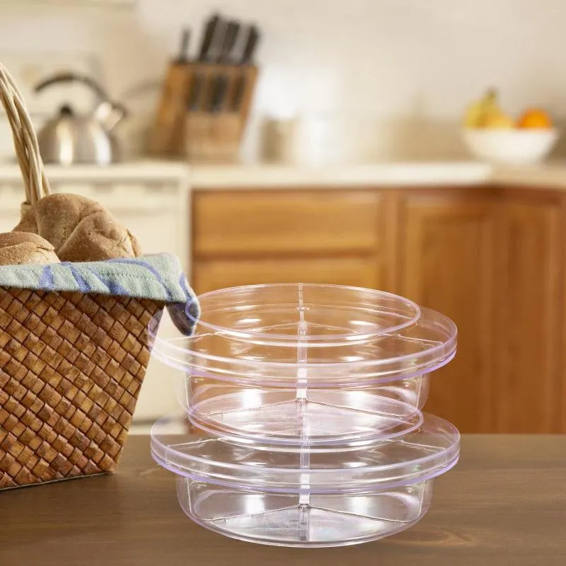 10 Clear Round Plastic Container Beef Cubes For Chocolate, Candy, And Gifts  Organize And Protect With Ease From Pipixiai, $21.95