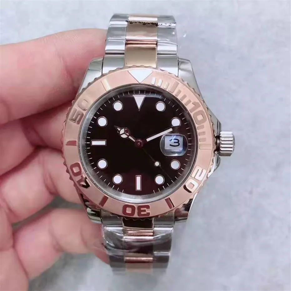 Automatisk mekanisk Rolx armbandsur av högsta kvalitet lyx 18k guld 116622 Toppkvalitetsrörelse 40mm safir dial rostfritt stål xiwyp