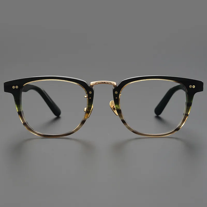 High-quality Japan unisex lightweight glasses frame plank titanium Judy Plus retro-vintage smallrim 48-20-150 for prescripiton eyeglasses eyewear fullset case