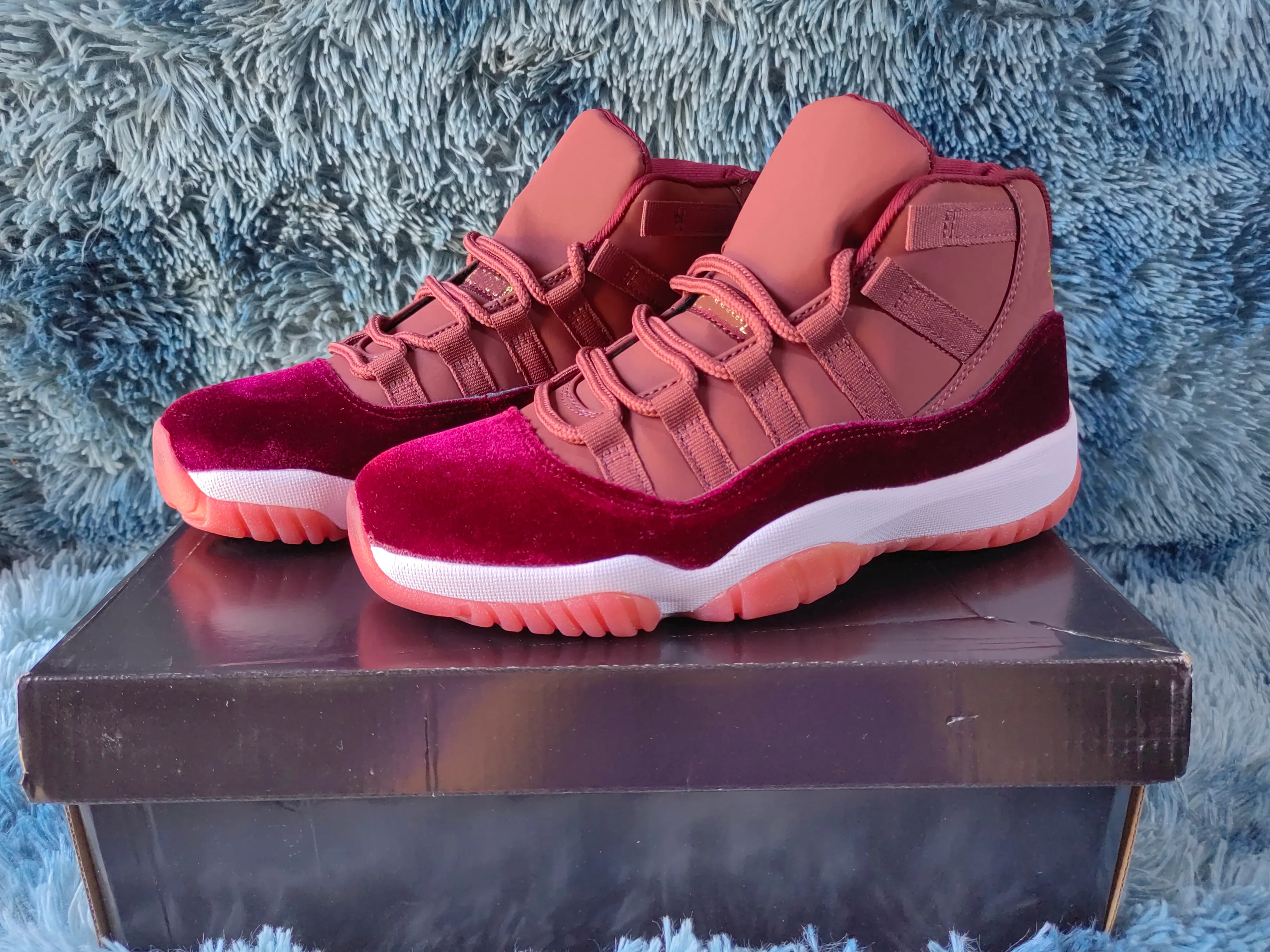 Jordan 11 red cheap sale