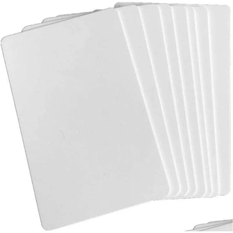 DOVERE PARTY SUBBLIGAZIONE SUBLIMAZIONE BLAVITABILE PVC CARD PLAST ID PLASTICA BUSINESS per ID bianco per promozione Nome regalo Gift Numero Numero Tag Drop Delive DHQ7W