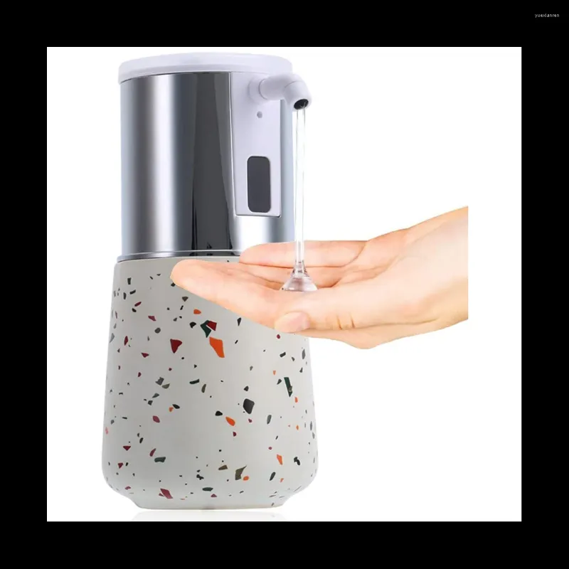 Liquid Soap Dispenser Automatic Touchless Ceramic Dispense Hands-Free Dish IPX6 Waterproof B