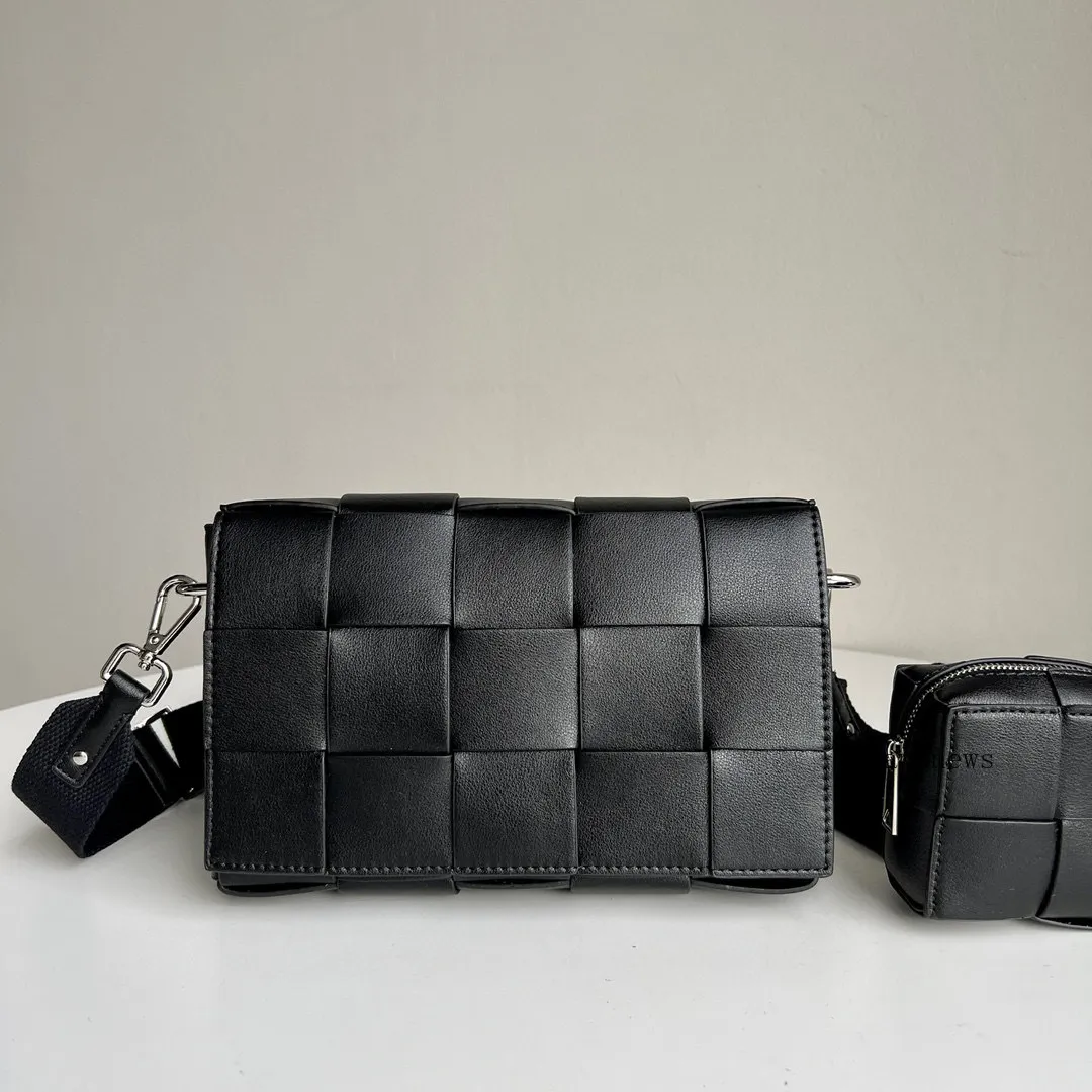 Designer-Kassetten-Umhängetaschen, luxuriöse Flap-Tasche, 23 cm, echtes Leder, für Herren und Damen, Umhängetasche, hohe Imitation, Umhängetasche mit breitem Riemen, 2471