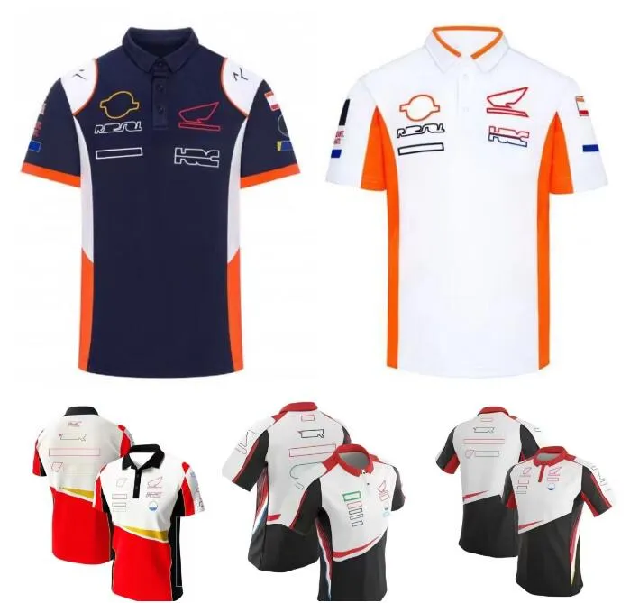 F1 Racing Polo Shirt Letna drużyna T-shirt z krótkim rękawem