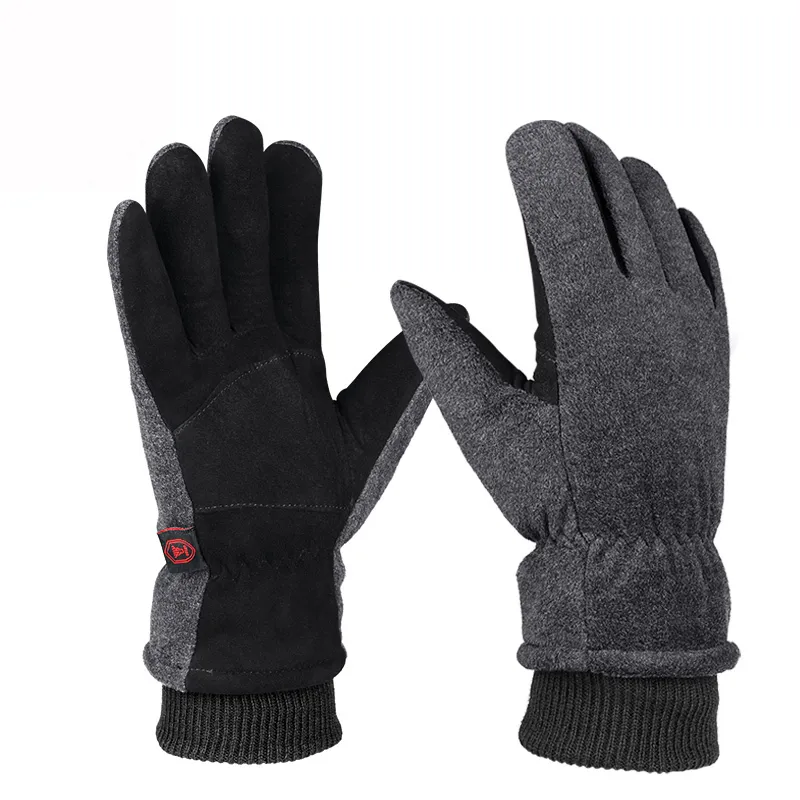 Guantes de trabajo de invierno para hombre, con aislamiento resistente al  agua, guantes de cuero para clima frío, en pequeño, mediano, grande, XL