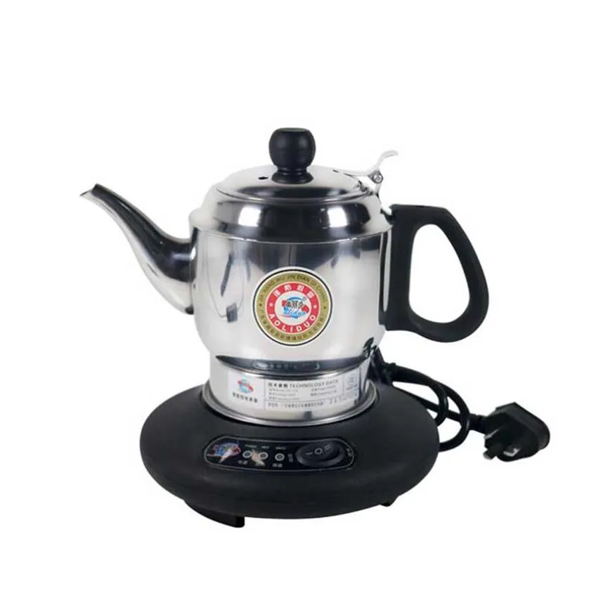 キッチン家具ステンレススチール断熱電気ケトルティーポット0 8L 500W 220V自動水暖房ボイラーTeapot240C