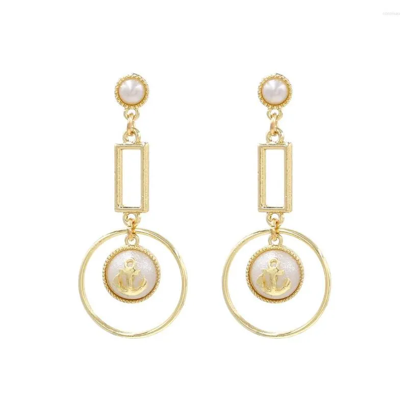 Dangle Boucles D'oreilles Fasion Vintage Perle Lustre Long Pour Les Femmes De Mariage Ethnique Bijoux De Mode