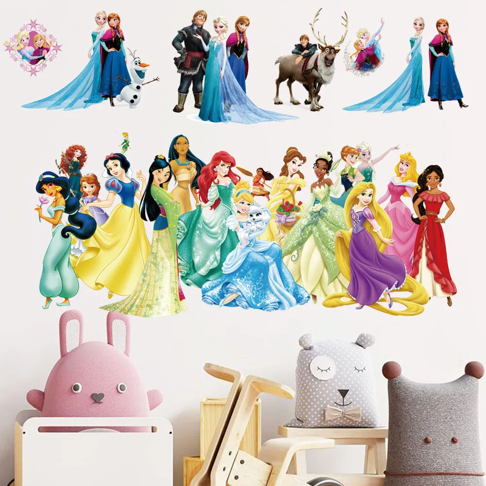 3D cartoon princess castle wallpaper children