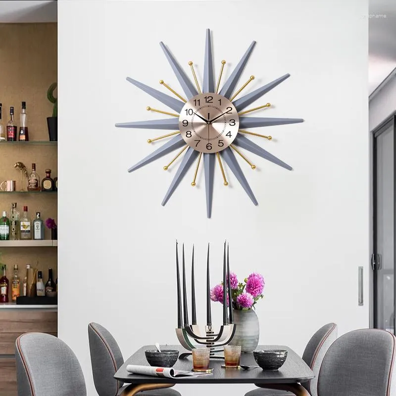 Wandklokken klok woonkamer hangende betaalbare luxe mode thuiszak horloge moderne kunst