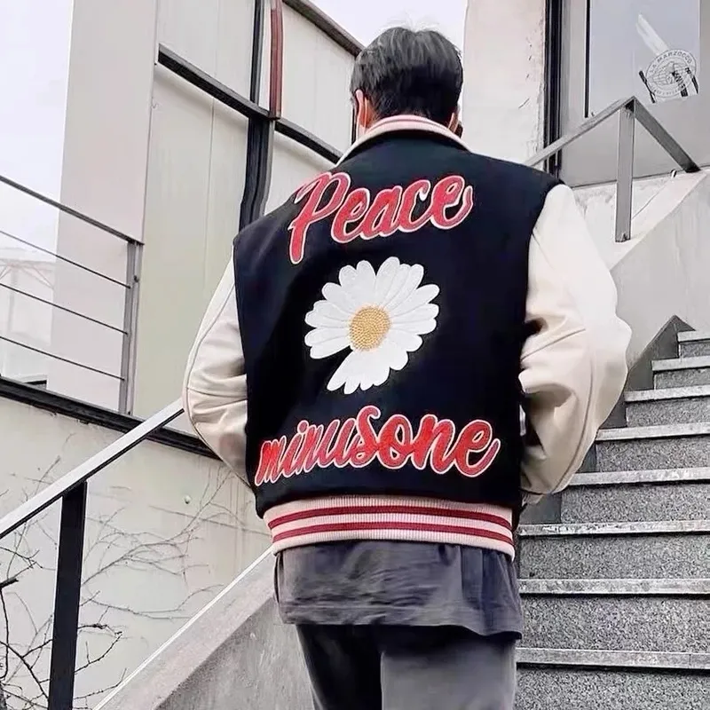 DHgate.com:Mens & Womens Varsity Jacket: Embroidery Harajuku DHgate.com:Mens & Womens Varsity Jacket: Embroidery Harajuku