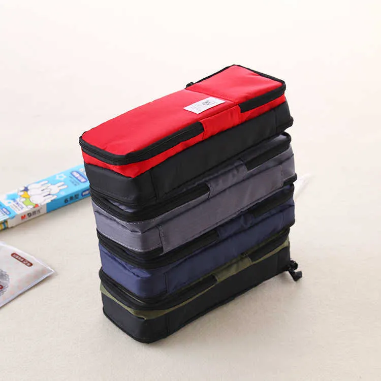 Mr. Pen-Large Capacity Pencil Case Boat Type Opening Pencil Bag  Multi-functional Stationery Storage Bag for Students Pen Pouch