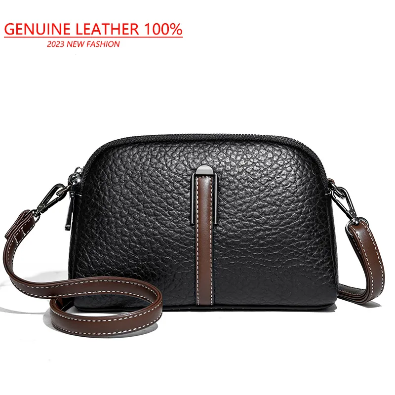 Evening Bag's Luxury Bags Brand Designer Soft Echte lederen crossbody tas vaste kleur dames enkele schoudertelefoon 230821
