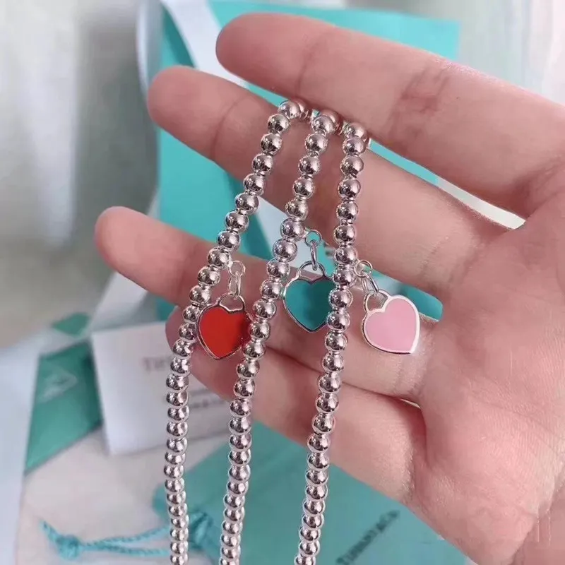 2023 De nieuwste prachtige vorm ketting gemaakt voor dame charm mode sieraden hoogwaardige ouderwetse dubbele mode dubbele hart diy kralen roestvrijstalen ketting voor dame