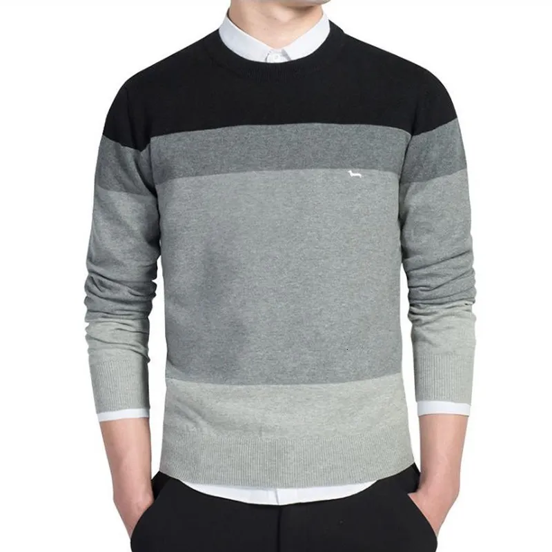 Molus de moletons masculinos Sweethirts Casual Men Sweater Polos Sweater 100 Cotton Harmont Supula