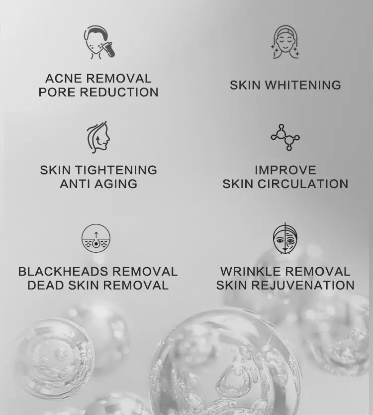 8 In 1 Hydra Facial Water Dermabrasion Spray For Black Head And Diamond