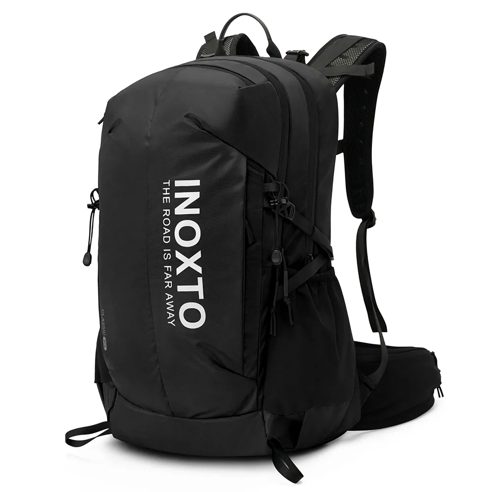 Backpackpakketten waterdichte klimback -rugzak 30l buiten sporttas reiscamping wandelen Women King Men Rain Cover 230821