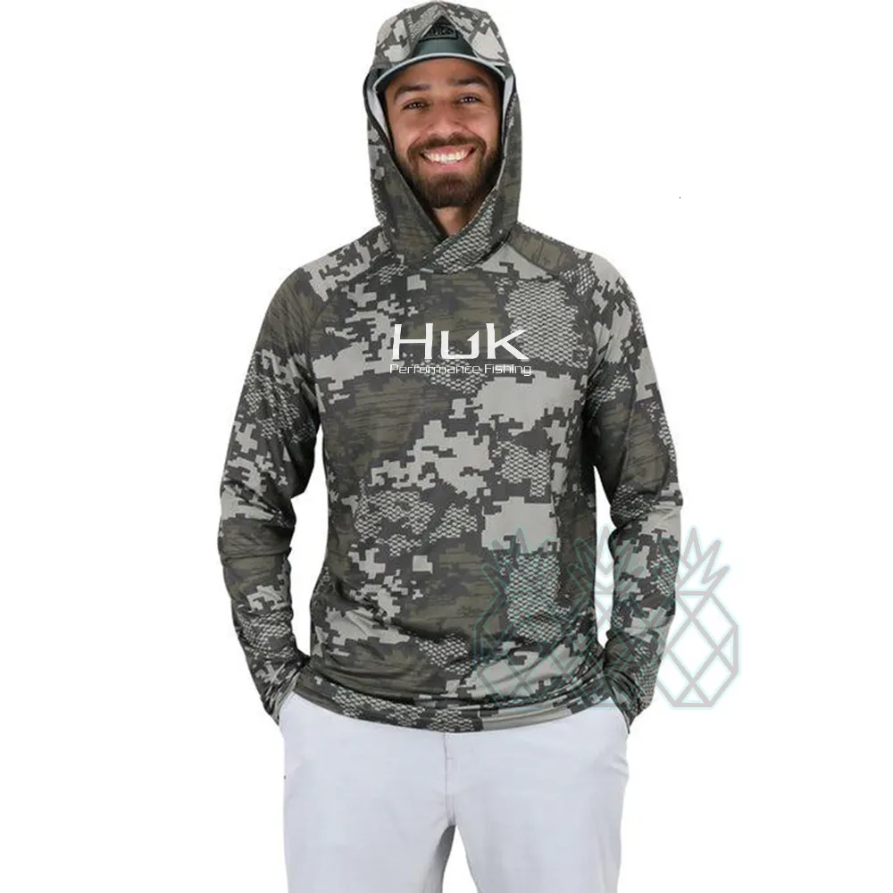 Mens Hoodies Sweatshirts HUK Fishing Apparel Long Sleeve