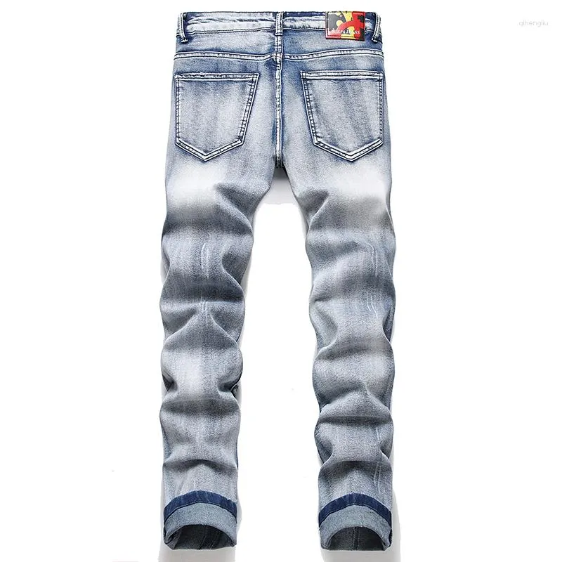 purestblue2059_Mページ DHgate.com:Mens Slim Fit Stretch Denim Jeans with Distressed