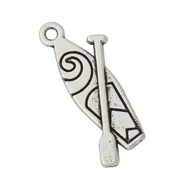 Charms RAINXTAR Alloy 20pcs Boat Charms For Fisherman Gifts 8*20mm AAC212 230821