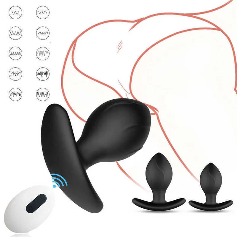 Télécommande Butt anal bouchon pour les couples Adults Game Masturbator