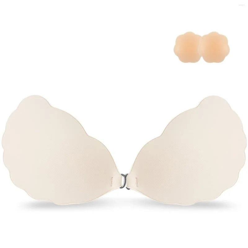 Bras Niidor Sticky Invisible Adhesive Push Up Reusable Strapless