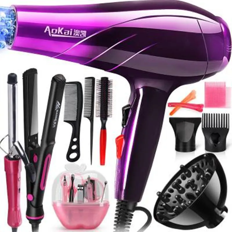 Hair Dryers Professional 4000W Powerful Dryer Fast Styling Blow And Cold Adjustment Air Nozzle For Barber Salon Tools 230821