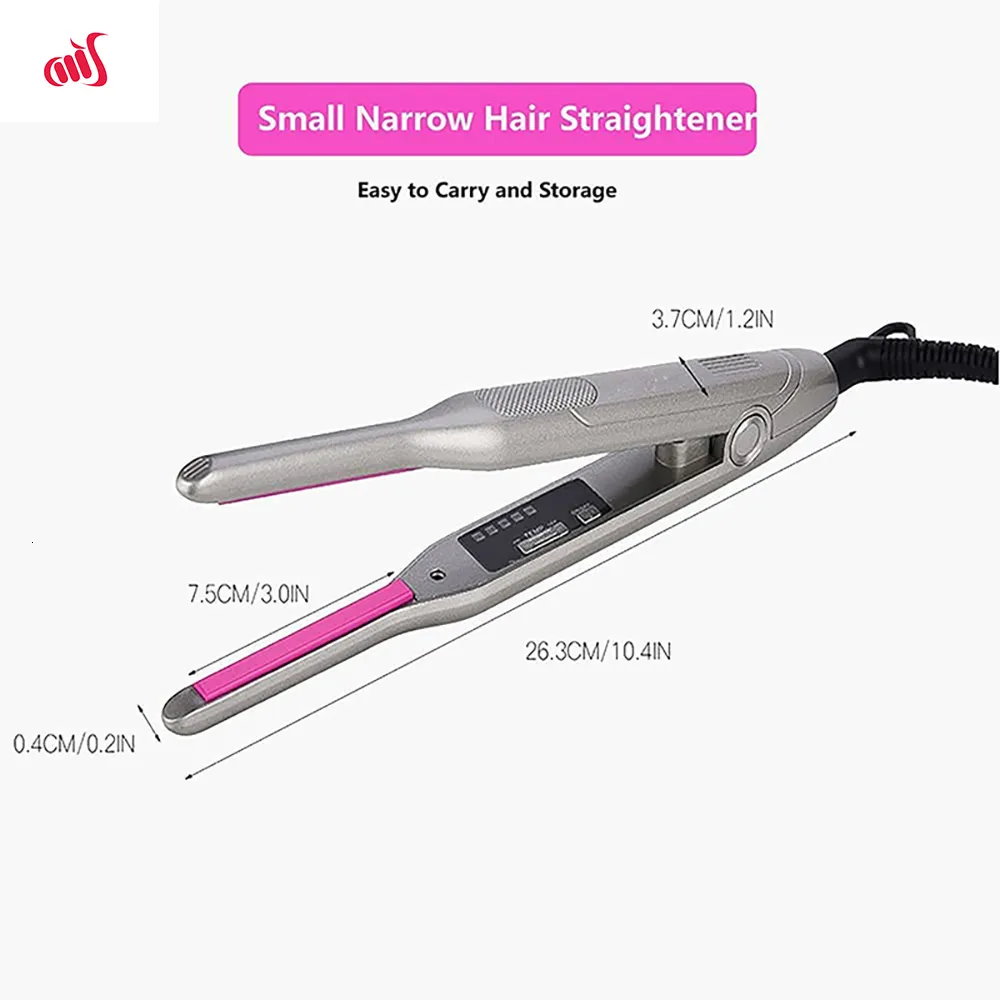 Bling Hair Straightener Mini Flat Iron For Pixie Cut Beard Ceramic Travel Iron From Zhao07 20.21 DHgate.Com