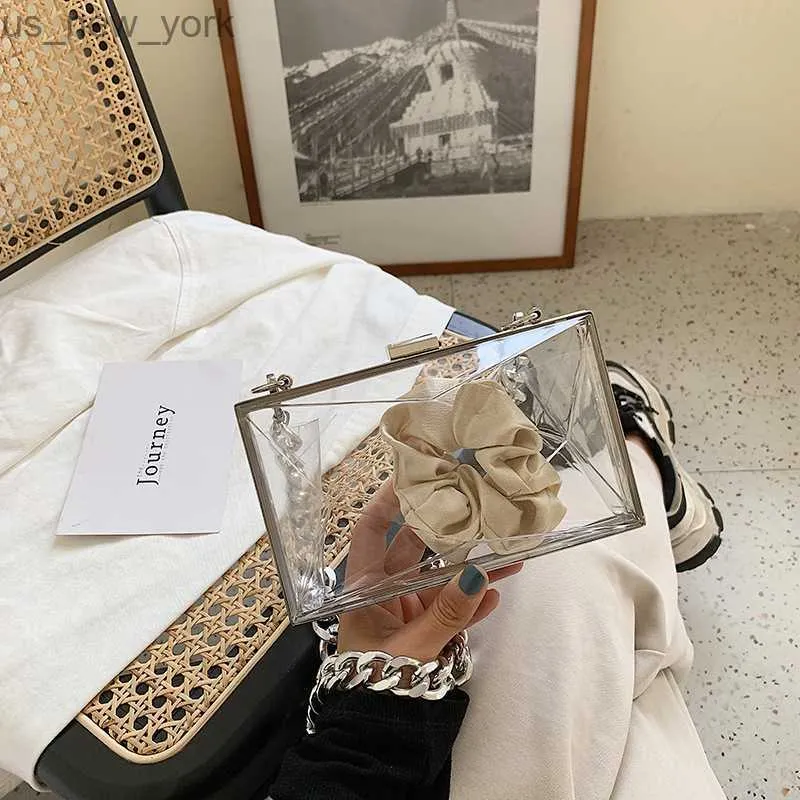 Bolso caja transparente sale