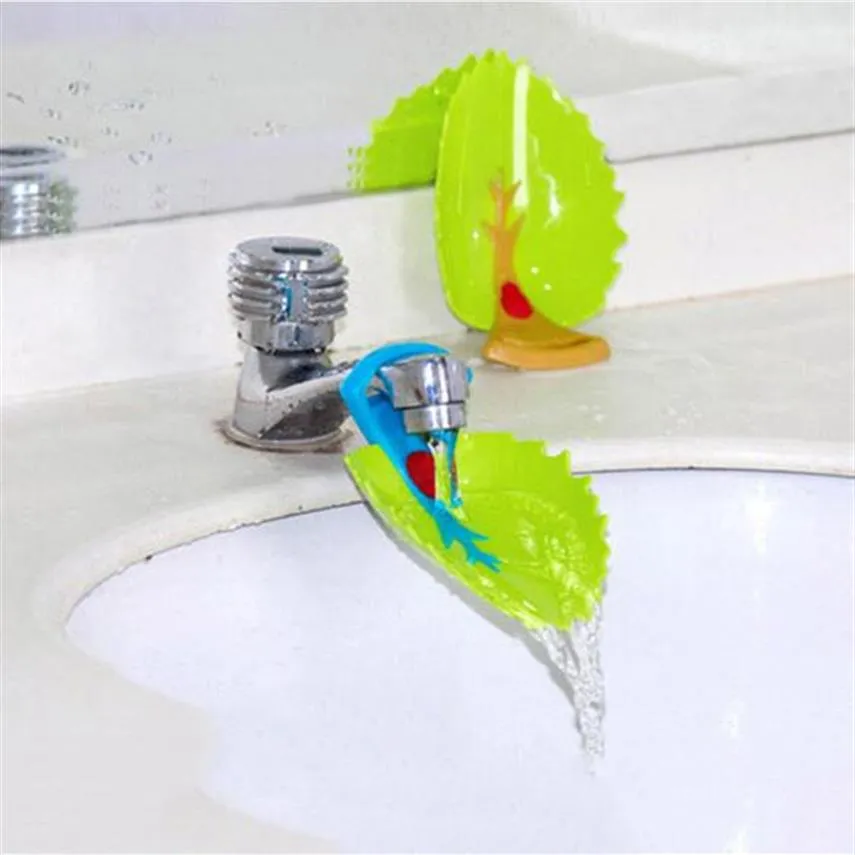 Chidlren Cartoon Sink Baby Bath Tap Animal Badrum Kök Vatten kranförlängare för handtvätt schampo cap GA7153098