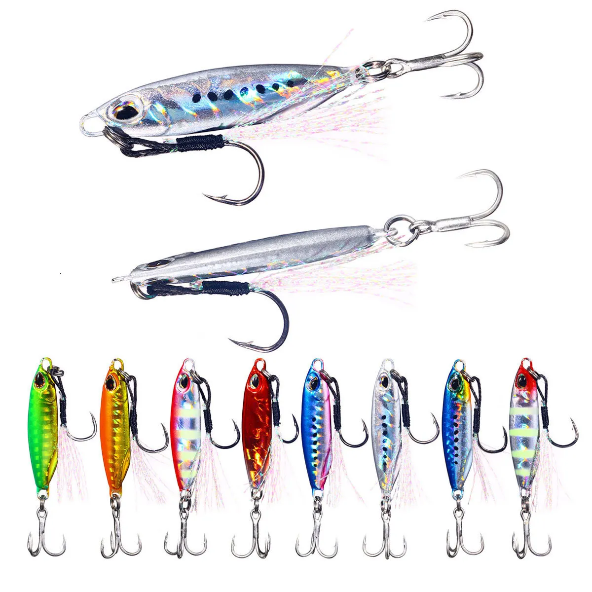 Baits Lures HENGJIA Metal Jig Spinning Sea Fishing Lure 16g 32g Slow Shore Casting Jigging Trout Tuna Fish Artificial Bait Tackle 230821