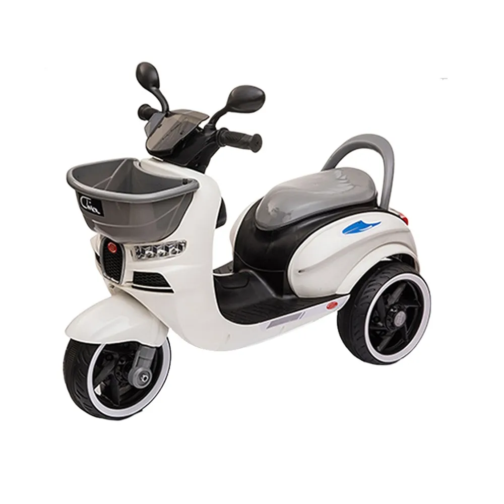 DHgate Children Electric Motorcycle Tricycle with Remote Control and Music Rechargeable Ride On Toy Car Kids Drive Electric Car Trike Automobiles Motorcycles
