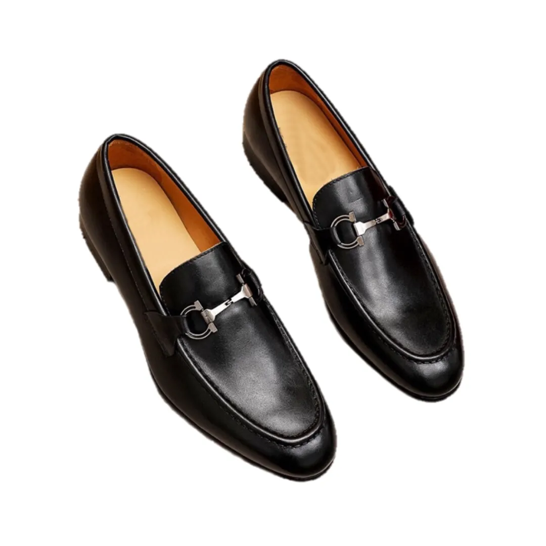 Chaussures Casual Cuir Mocassins Hommes En Cuir Souple - Chaussures De Travail Antidérapantes - Confort Et Légèreté Loafers Semelle Polyuréthane