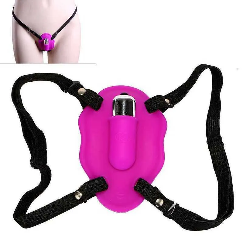 Massaggiatore Proiettile Masturbatore indossabile Orgasmo femminile Clitoride Stimolare Farfalla Vibratore Silicone per donne