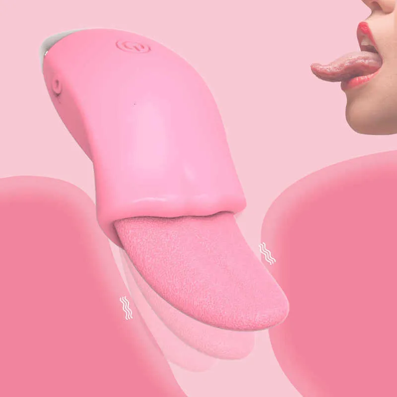 Gerçekçi Dil Vibratör Kadın Mastürbatörü Meme Masajı Yetişkin G-Spot klitoris stimülatör çift için erotik