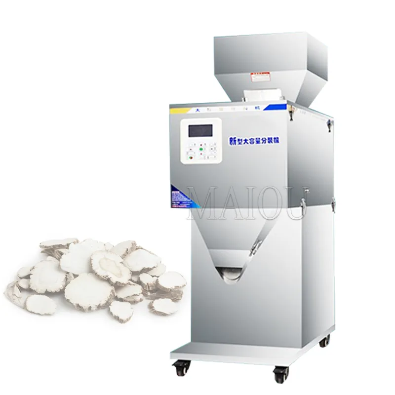 Machine de pesage de remplissage de particules de granulés de poudre, 100 à 999g, pour noix, café, grains, sucre, bonbons, aliments pour animaux domestiques