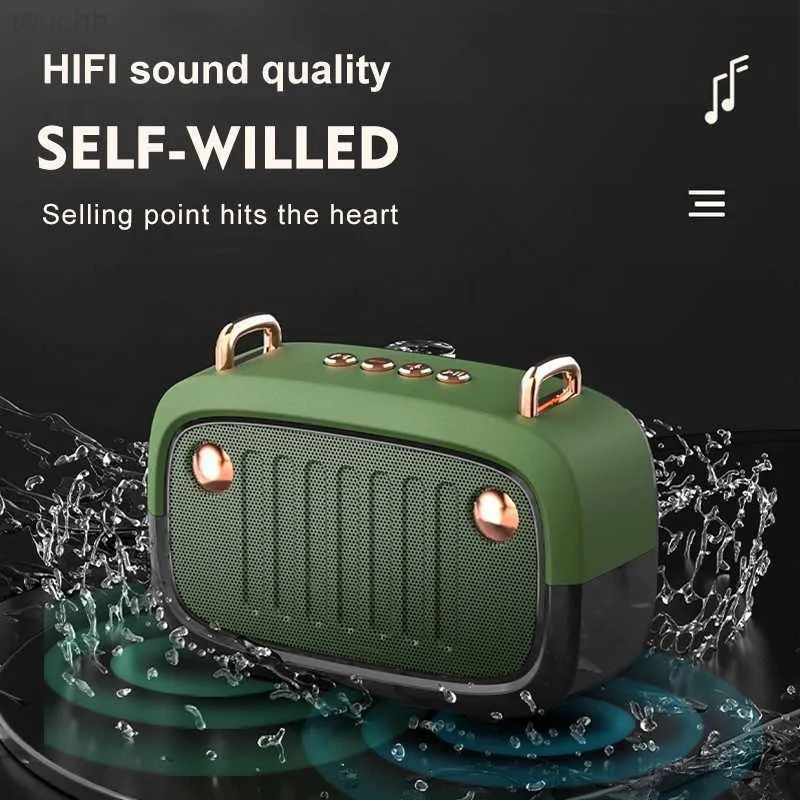 Speakers New Creative Subwoofer Cartoon Portable Wireless Multi-Function Mini Bluetooth Speaker R230621 L230822