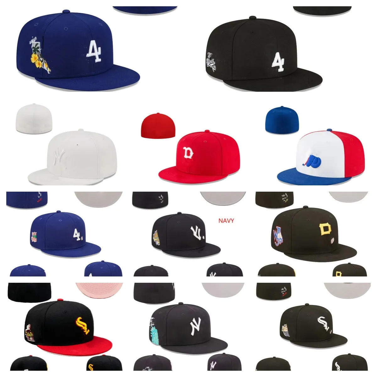 Fitted Hats Size Snapbacks Ball Designer Hat Adjustable Football Flat Caps  All Team Outdoor Sports Embroidery Sun Closed Fisherman Beanies