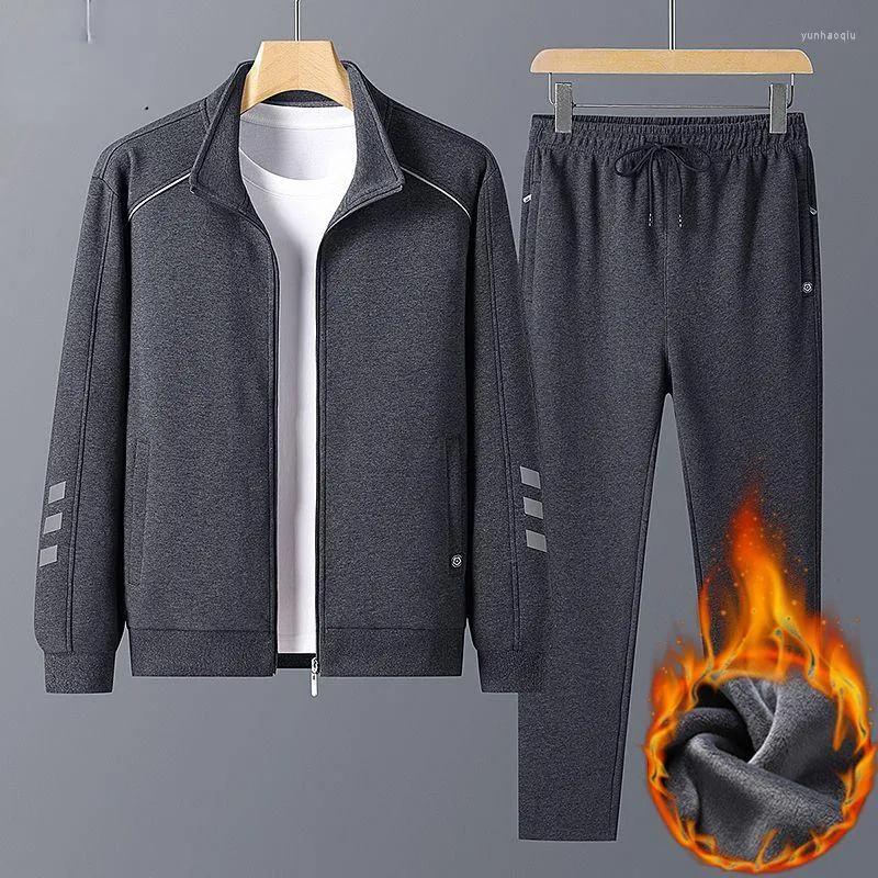 メンズトラックスーツ到着秋の冬ジャケットとパンツ2ピースカジュアルトラックスーツ男性スポーツウェアブランド衣料スーツスーツN40