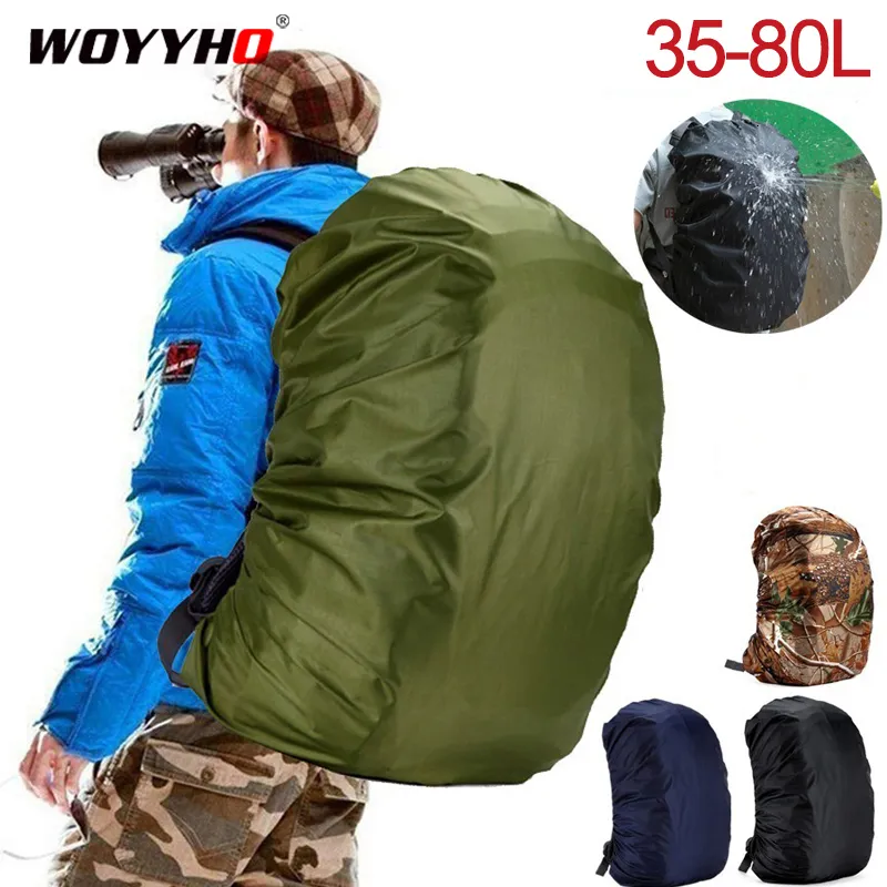 Backpacking Packs 3580L Backpack Rain Cover Dustproof for Back Bag Rainproof Camping Hiking Climbing Raincover 230821