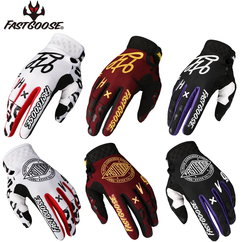 Luvas esportivas Touch Screen Racing Gloves Motocross Bike MTB Mountain Moto Motorcycle Ciclismo Esporte de dedo completo 230821