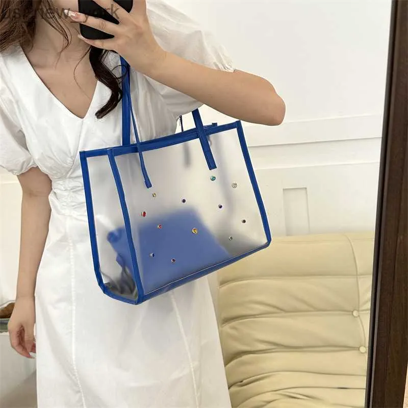 Totes Summer PVC Jelly Sag