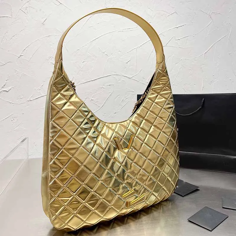 Top hobo en cuir Sac de soirée Sac à bandoulière de luxe sous les bras Sac fourre-tout à rabat doré Jingle Sac à main verni pour femme Sacs à main Embrayage Sacs à bandoulière Mini sac fourre-tout Portefeuille