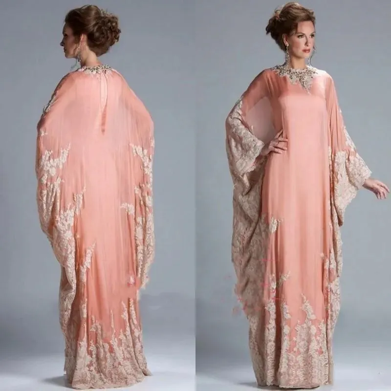 Arabiska Dubai Marockan Kaftan Mother of the Bride Dresses Suits 2024 Elegant Two Piece Long Applique Plus Size Brudgum Mödrar Formella tillfällen klänningar