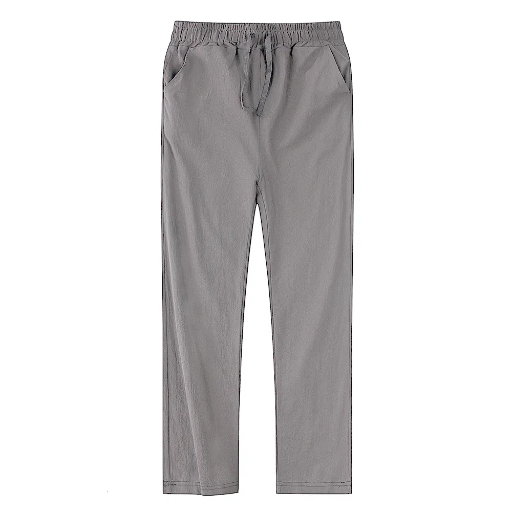 Ensemble 2 Pièces Femme Chic Coton Lin Été Grande Taille - T-Shirt Manches Courtes + Pantalon Large Respirant